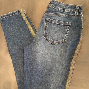 Style & Co. Ankle Length Jeans with Gold detail